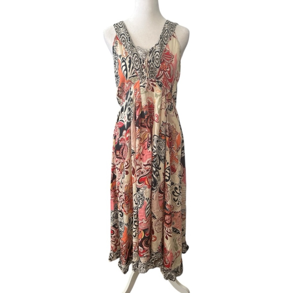 Odd Molly Colorful Paisley Dress